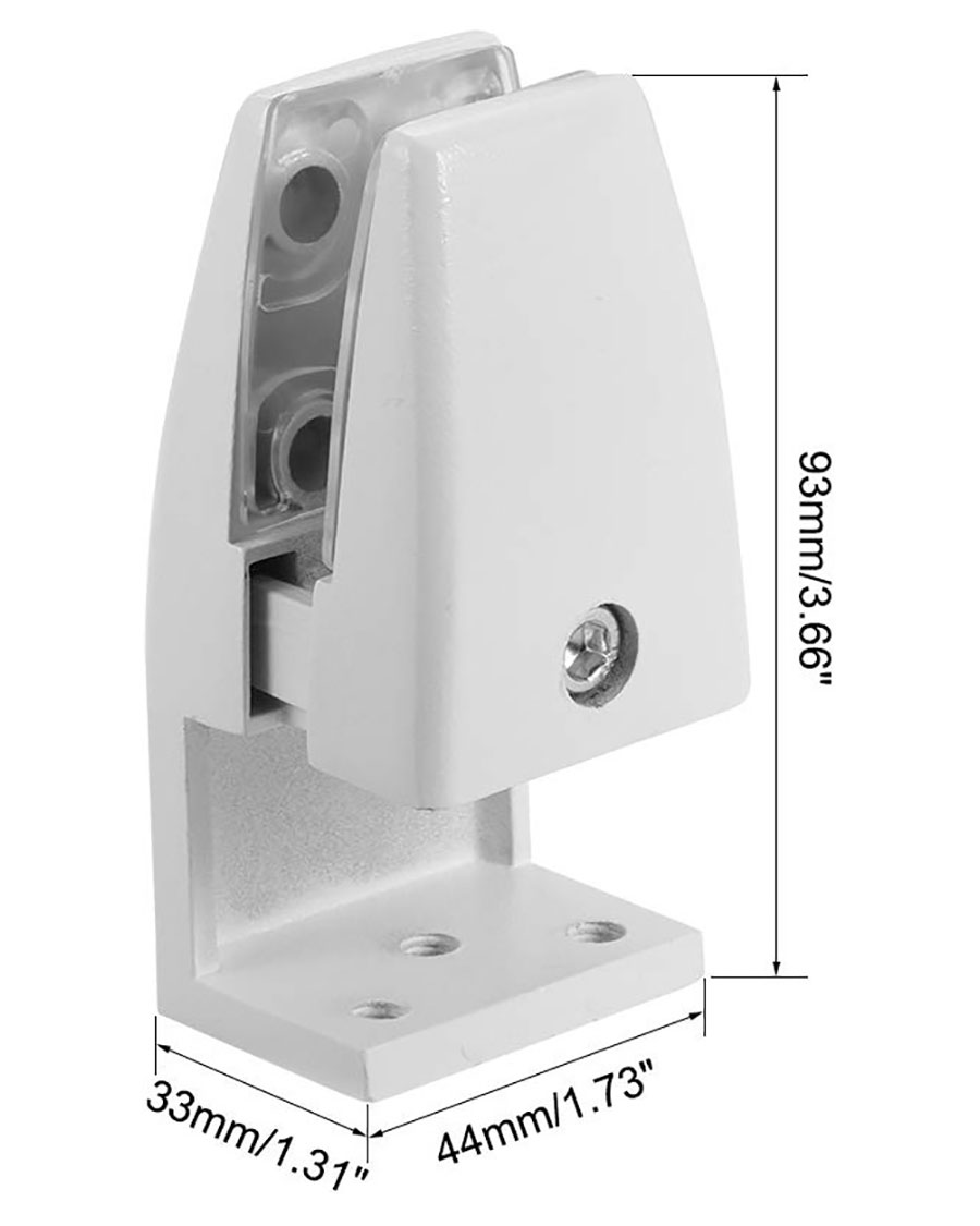 Desk Screen Brackets Edge Mount